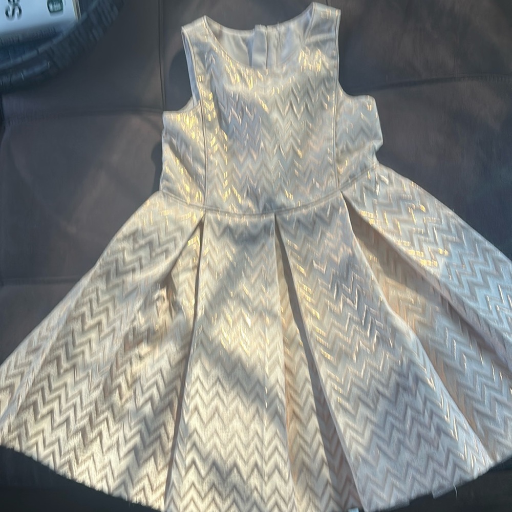 Beautiful holiday dress. Rose gold